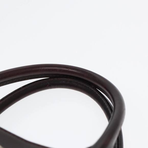 BURBERRY Nova Check Hand Bag Canvas Beige Silver Auth ep5413 - Picture 8 of 16